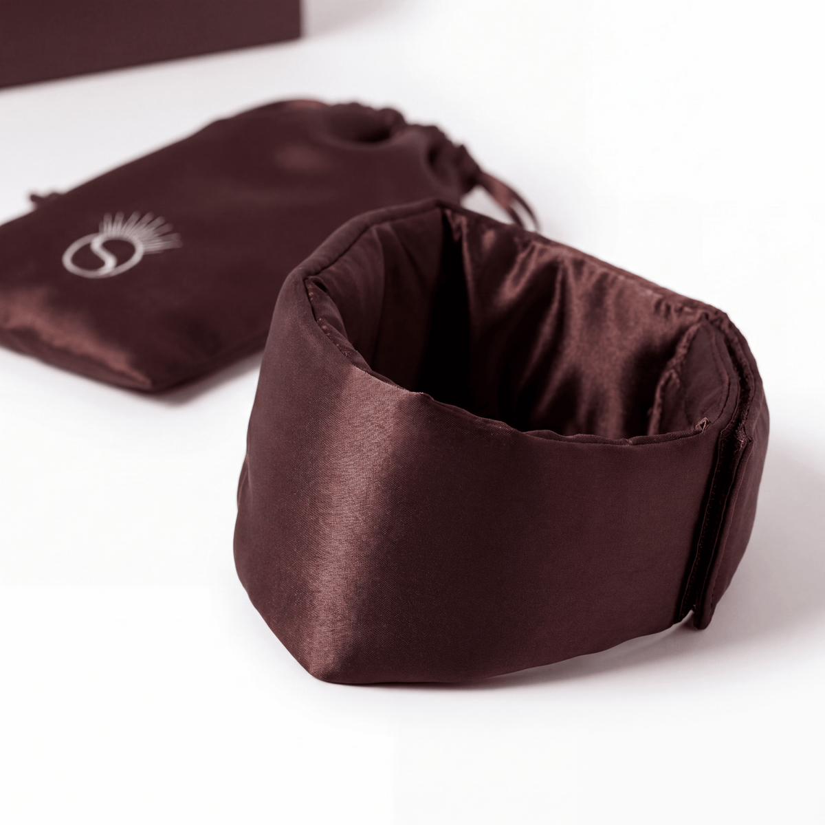 Mulberry Silk Sleep Mask - Sola Eclipse Blackout Sleep Mask for Deeper Sleep - Sola Wellness