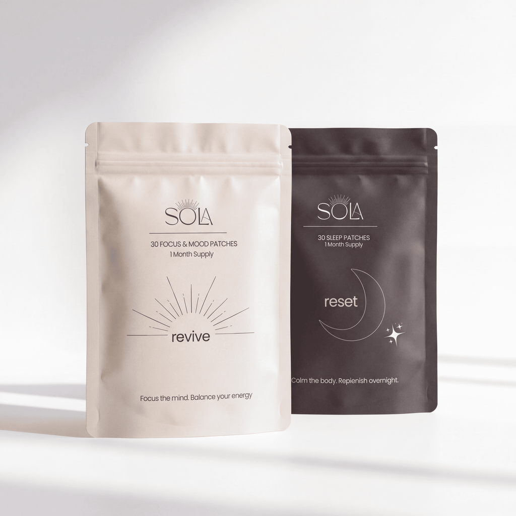 Sola Reset & Revive Patch Duo - Energy, Mood & Focus and Sleep & Relaxation
